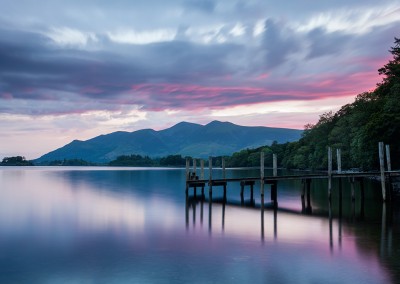 A very early 2.30 am alarm clock was required to capture this view at Derwent Water on a June morning