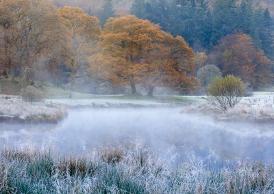 Autumn meets winter on the River Brathay
