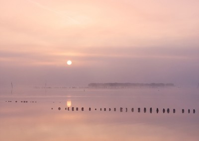 Blythburgh at sunrise in Suffolk