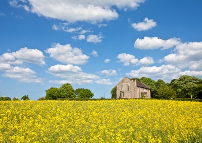 Dilham Church in the Norfolk Countryside