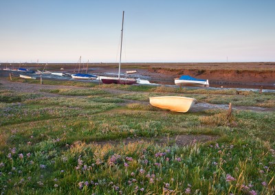 Morston at sunset on the North Norfolk Coast