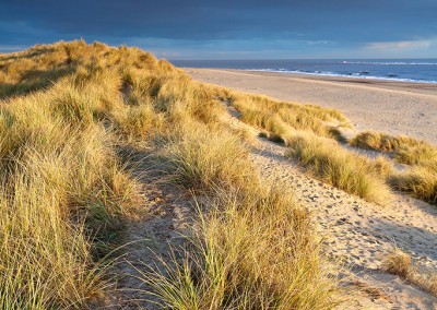 Winterton Dunes at first light on the Norfolk Coast