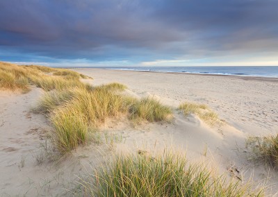 Winterton Dunes at first light on the Norfolk Coast