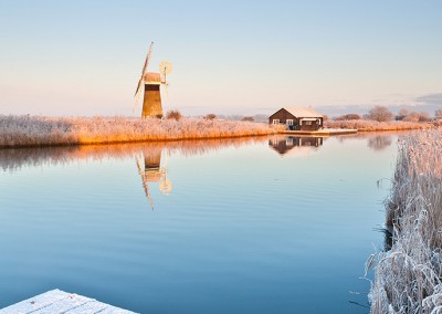 St Benet's Level Drainage Mill onthe River thurne
