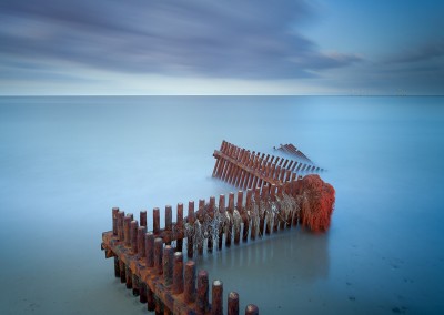 Caister beach on the Norfolk Coast