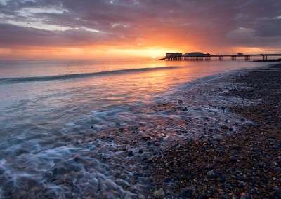 Cromer Pier at sunrise on the North Norfolk Coast