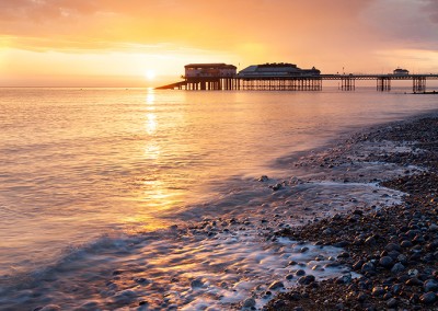 Cromer Pier at sunrise on the North Norfolk Coast