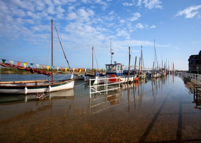 Blakeney at hight tide on the North Norfolk Coast