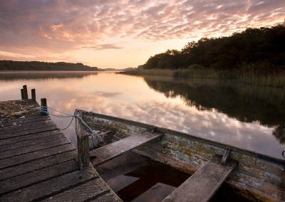 Ormesby Broard at dawn on the Norfolk Broads