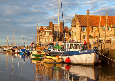 Blakeney Quay in the evening light on the North Norfolk Coast