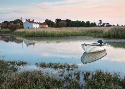 Brancaster Staithe at last light on the Norfolk Broads