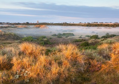 Winterton on a misty summers morning