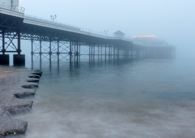 Cromer Pier in the fog on the Norfolk Coast