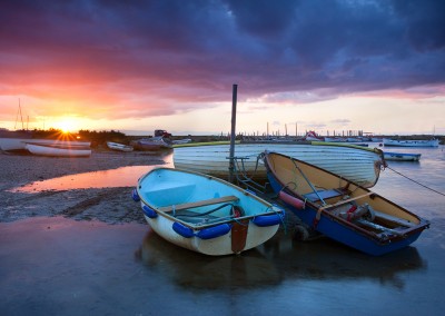 Sunset at Morston on the North Norfolk Coast