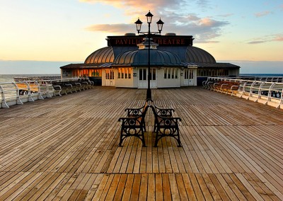 Cromer Pier at sunset on the North Norfolk Coast