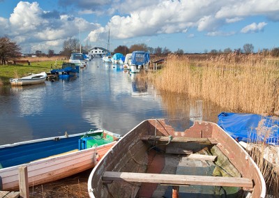 Martham Staithe On The Norfolk Broads