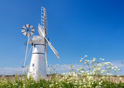 Thurne Mill on a spring / summer day on the Norfolk Broads