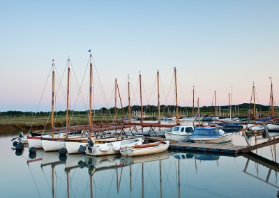 Boats at Morston on the Norfolk Coast