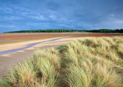 Sand dunes at Holkham Bay on the North Norfolk Coast