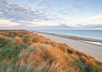 Horsey Dunes at first light on the Norfolk Broads